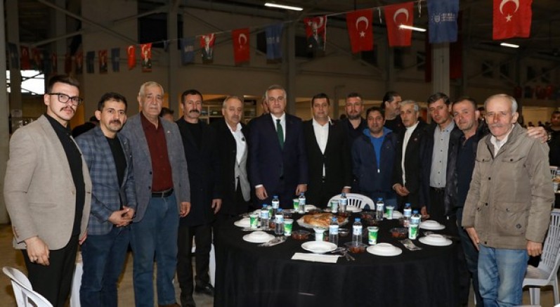 Kardeşlik sofrası Yenişehir'de kuruldu