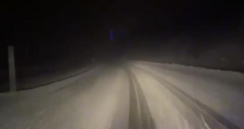 Kayseri-Kahramanmaraş kara yolu araç trafiğine kapatıldı