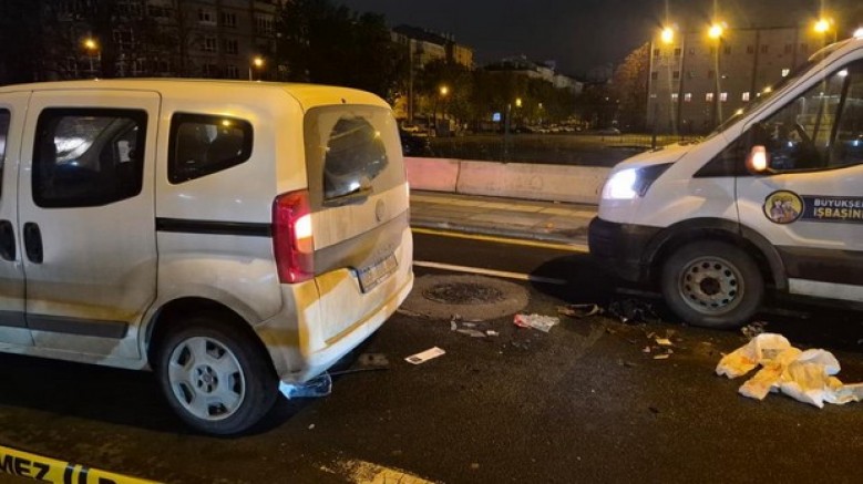 Kaza yapan motosiklet sürücüsü ağır yaralandı