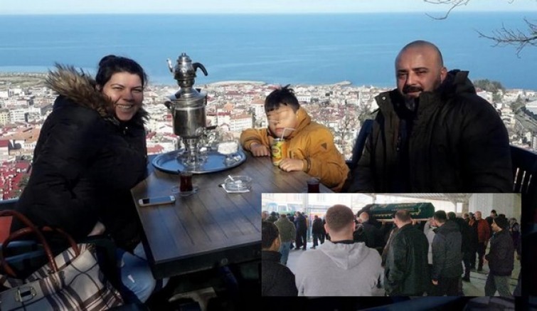 Kazada ölen çift gözyaşlarıyla uğurlandı