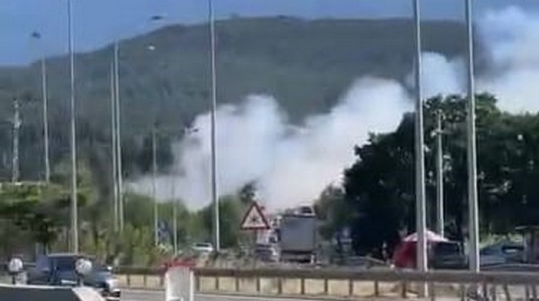 Kestel'de orman yangını