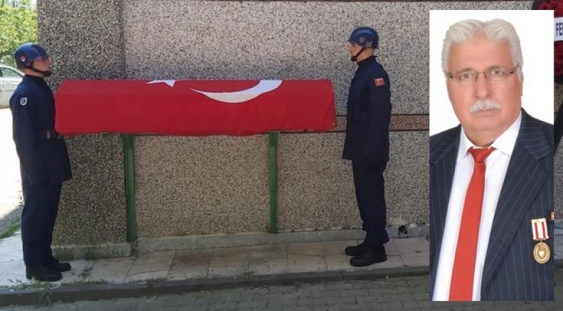 Kıbrıs gazisi, son yolculuğuna uğurlandı