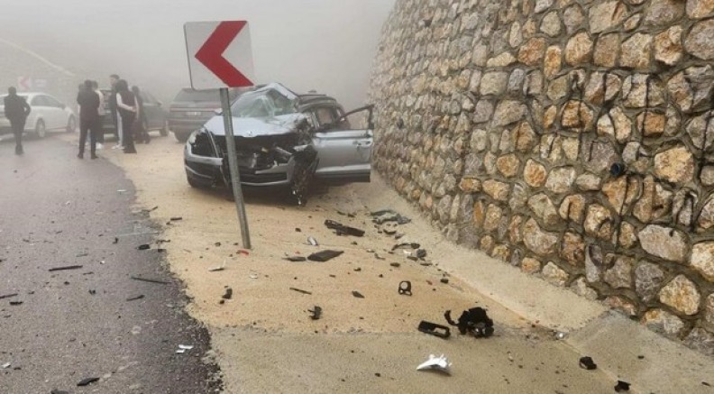 Konya-Antalya karayolunda kaza: 1 ölü, 3 yaralı