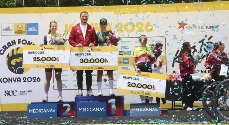 Konya’da Granfondo bisiklet yol yarışı heyecanı