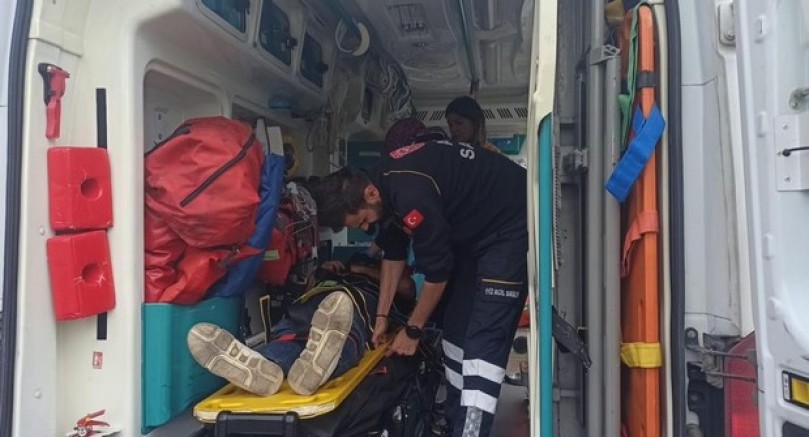 Konya'da otomobil ile motosiklet çarpıştı: 1 yaralı