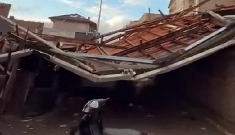 Lodos ile Kocaeli karanlığa gömüldü