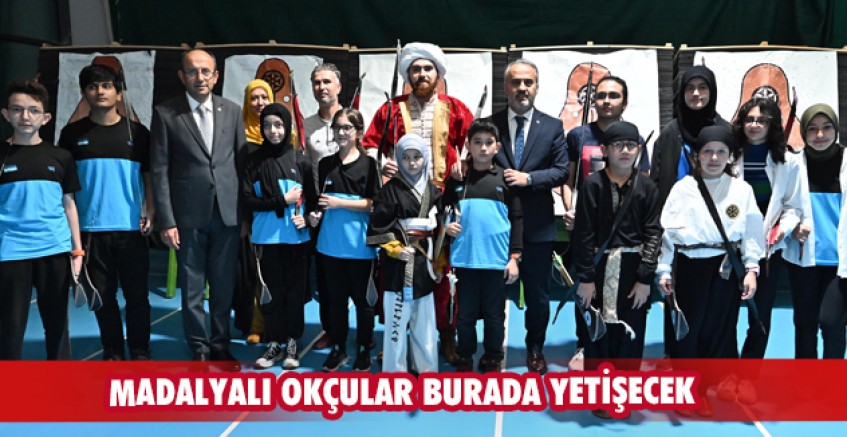 Madalyalı okçular burada yetişecek