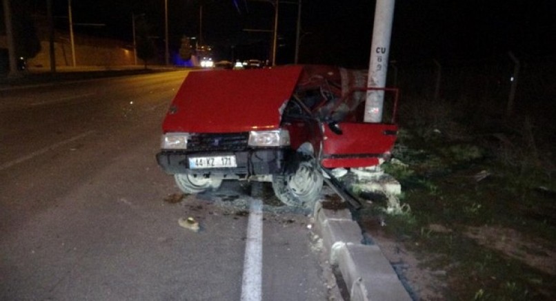 Malatya'da kaza: 2 yaralı