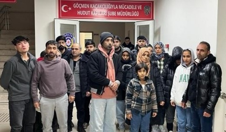 Manisa’da 34 düzensiz göçmen yakalandı