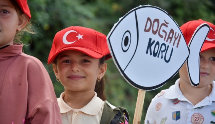 Mavi Bayraklı plajda anlamlı etkinlik