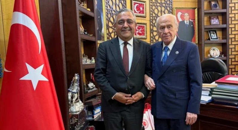MHP Lideri Bahçeli, Tanrıkulu ile bir araya geldi