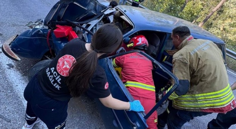 Milas’ta trafik kazası: 2 yaralı