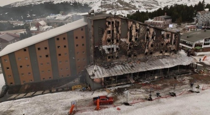 Milli kayakçının öldüğü otel yangınında çıkan karara tepki