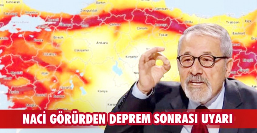 Naci Görür'den deprem sonrası uyarı
