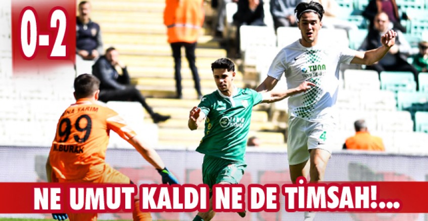 NE UMUT KALDI NE DE TİMSAH!