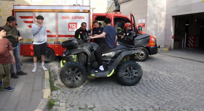 Nevşehir’de ATV heyecanı hastanede bitti