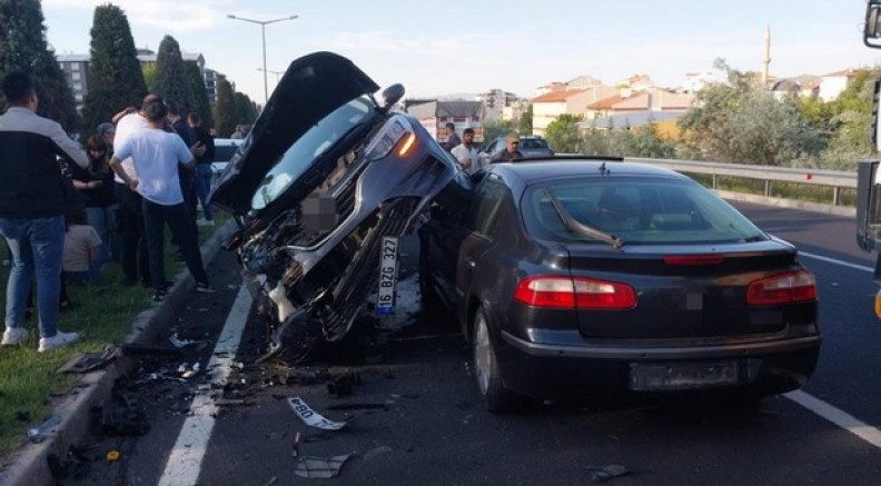 Nevşehir'de zincirleme kaza: 5 yaralı