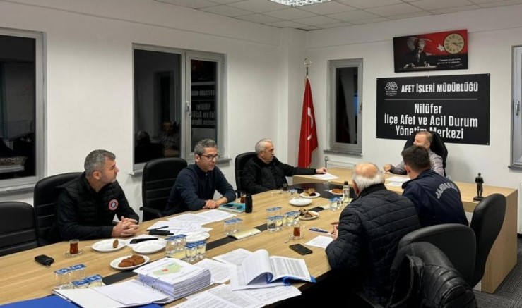 Nilüfer’de afetlere karşı hazırlık tatbikatı
