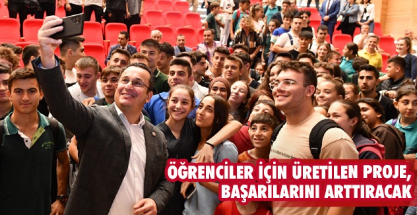 Öğrenciler için üretilen proje, başarılarını arttıracak