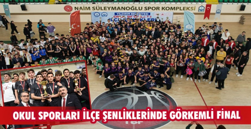 OKUL SPORLARI İLÇE ŞENLİKLERİNDE GÖRKEMLİ FİNAL