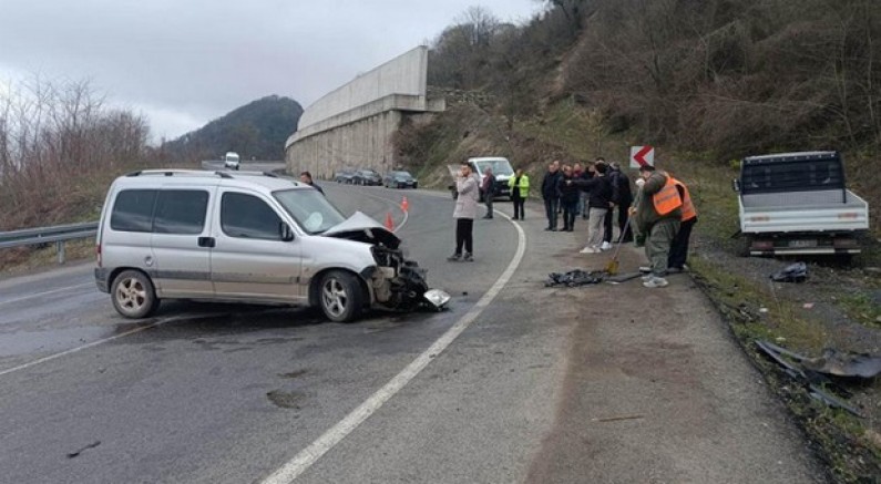 Ordu'da trafik kazası: 2 yaralı