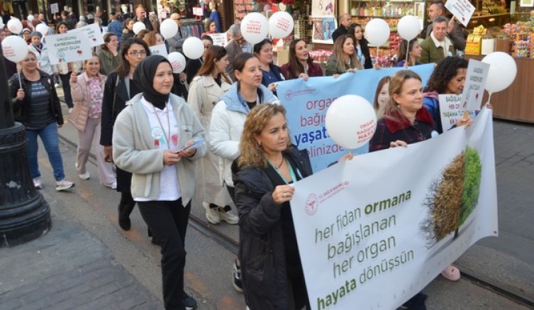 Organ bağışı için yürüdüler