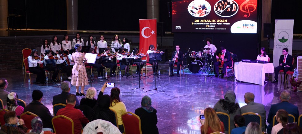 Osmangazi’de birbirinden yetenekli gençlerin unutulmaz konseri
