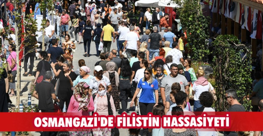 Osmangazi'de Filistin hassasiyeti