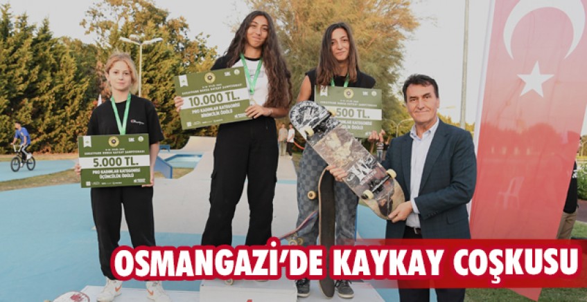 Osmangazi’de kaykay coşkusu