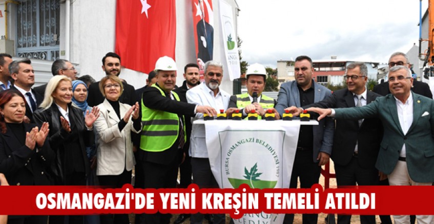 Osmangazi'de yeni kreşin temeli atıldı