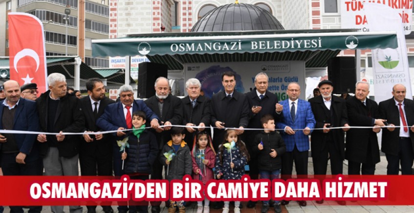 Osmangazi’den bir  camiye daha hizmet