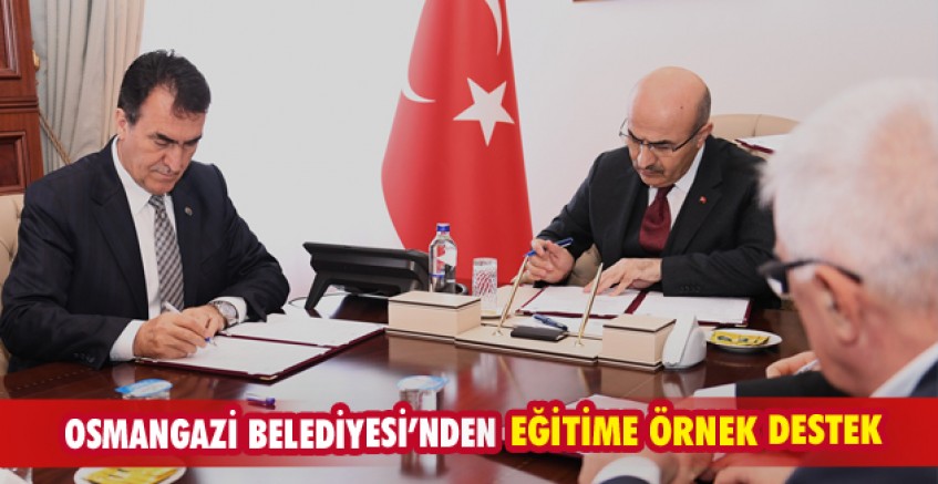 Osmangazi'den eğitime örnek destek