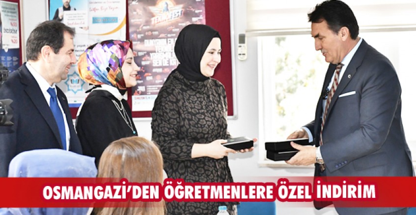 Osmangazi’den öğretmenlere özel indirim