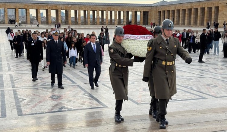 Osmangazili çocuklar Anıtkabir’de