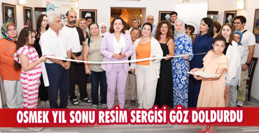 OSMEK Yıl Sonu Resim Sergisi göz doldurdu