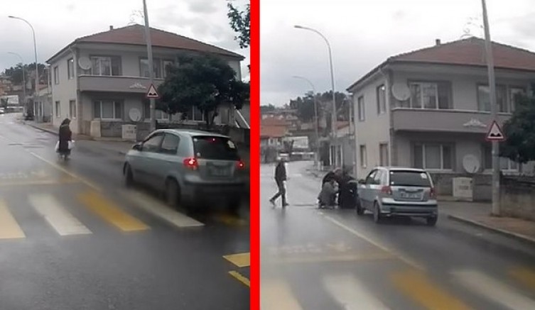 Otomobilin çarptığı yaşlı kadın hayatını kaybetti