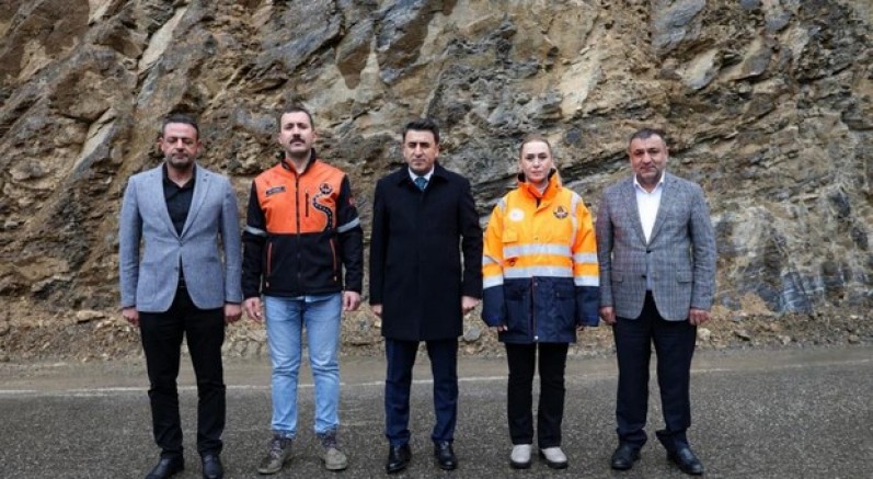 Ovacık yolunda tehlikeli virajlar genişletiliyor