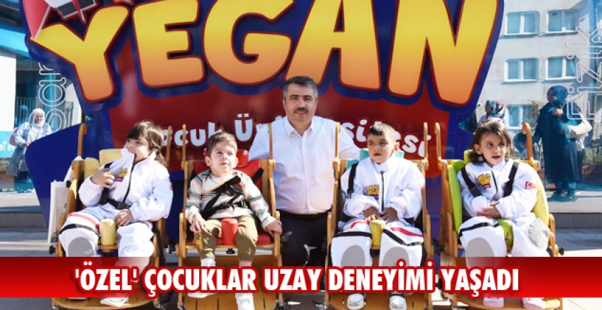 'özel' çocuklar uzay deneyimi yaşadı