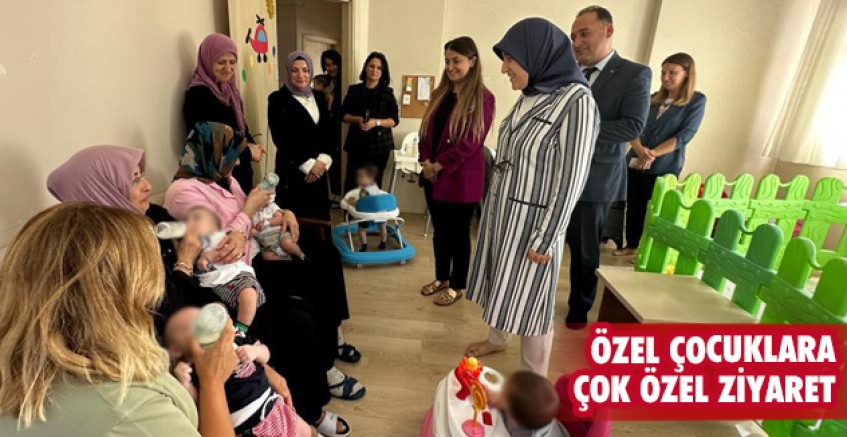 Özel çocuklara çok özel ziyaret