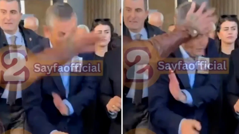 Özgür Özel'e saldırı... Gözaltına alındı...