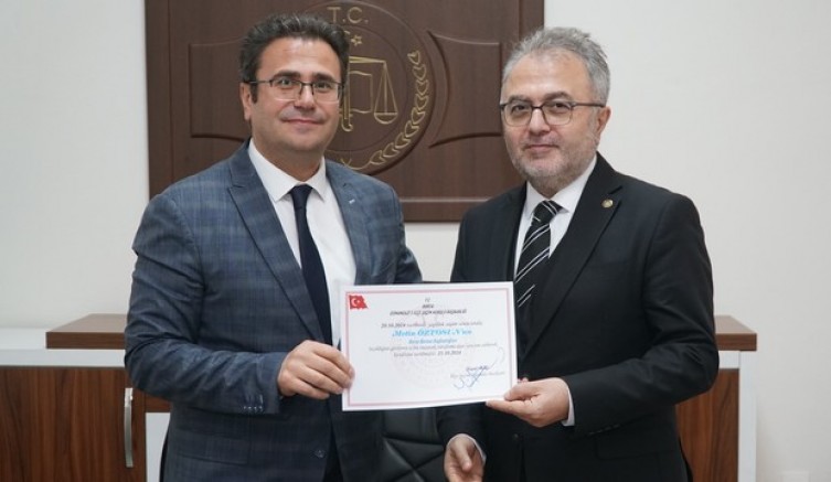 Öztosun mazbatasını aldı