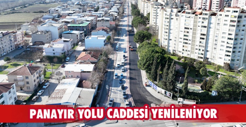 Panayır Yolu Caddesi yenileniyor