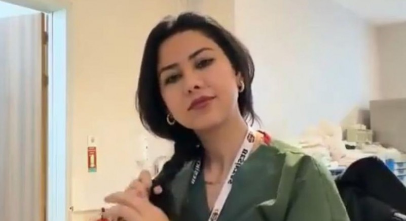 Provokatif akıma katılan hemşire gözaltında