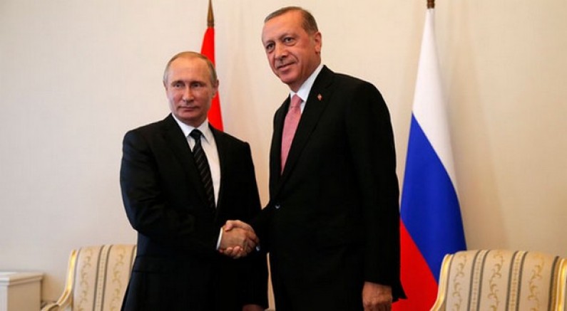 Putin'den Cumhurbaşkanı Erdoğan'a teşekkür