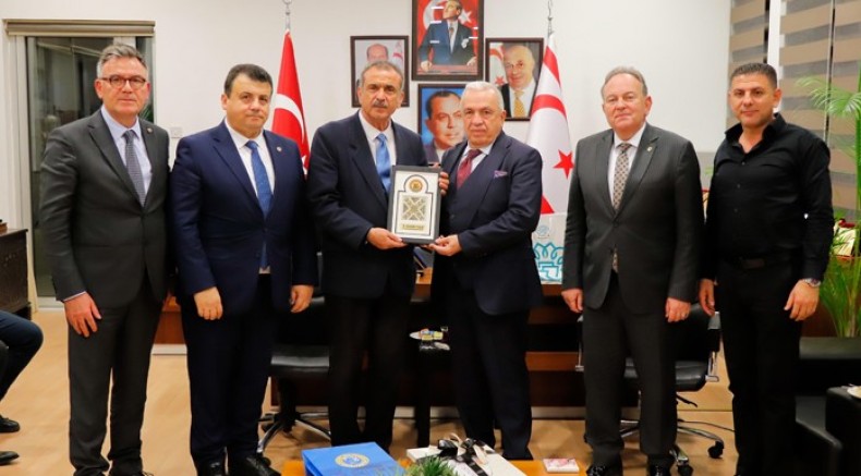 Şadi Özdemir’den kardeş kent Gazimağusa’ya anlamlı ziyaret