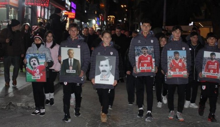 Samsunspor en acı kazanın yıl dönümünde yürüdü