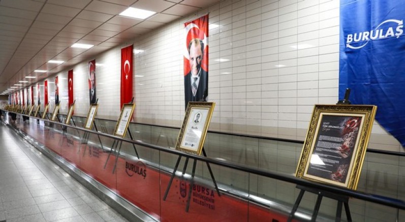 Şehit diplomatların hatırası Bursa’da yaşatılıyor
