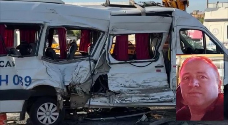 Servis aracındaki 8 yaralıdan 1'i hayatını kaybetti