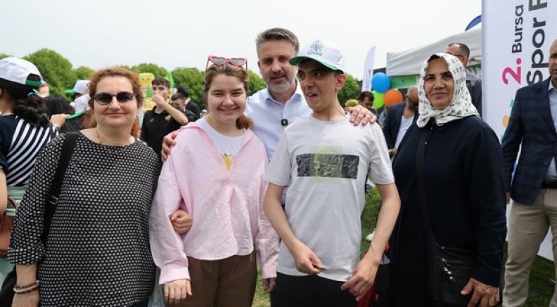 Spor Festivali’nde özel çocukların mutlu günü