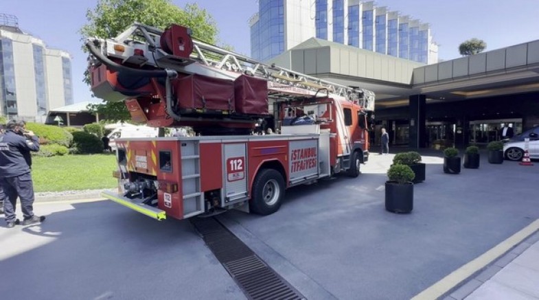 Swiss Otel'de yangın paniği